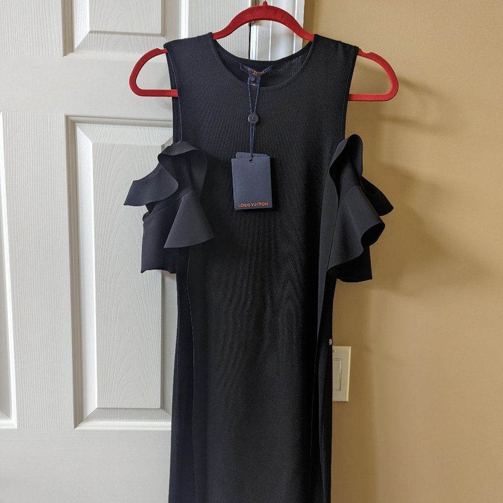 Louis Vuitton Ruffle Dress in size L